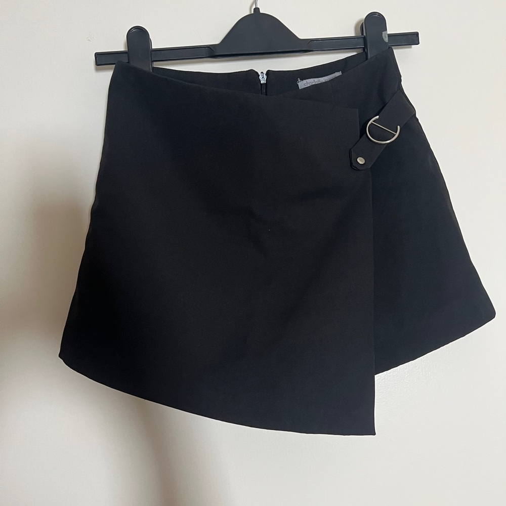 Black Wrap Skirt